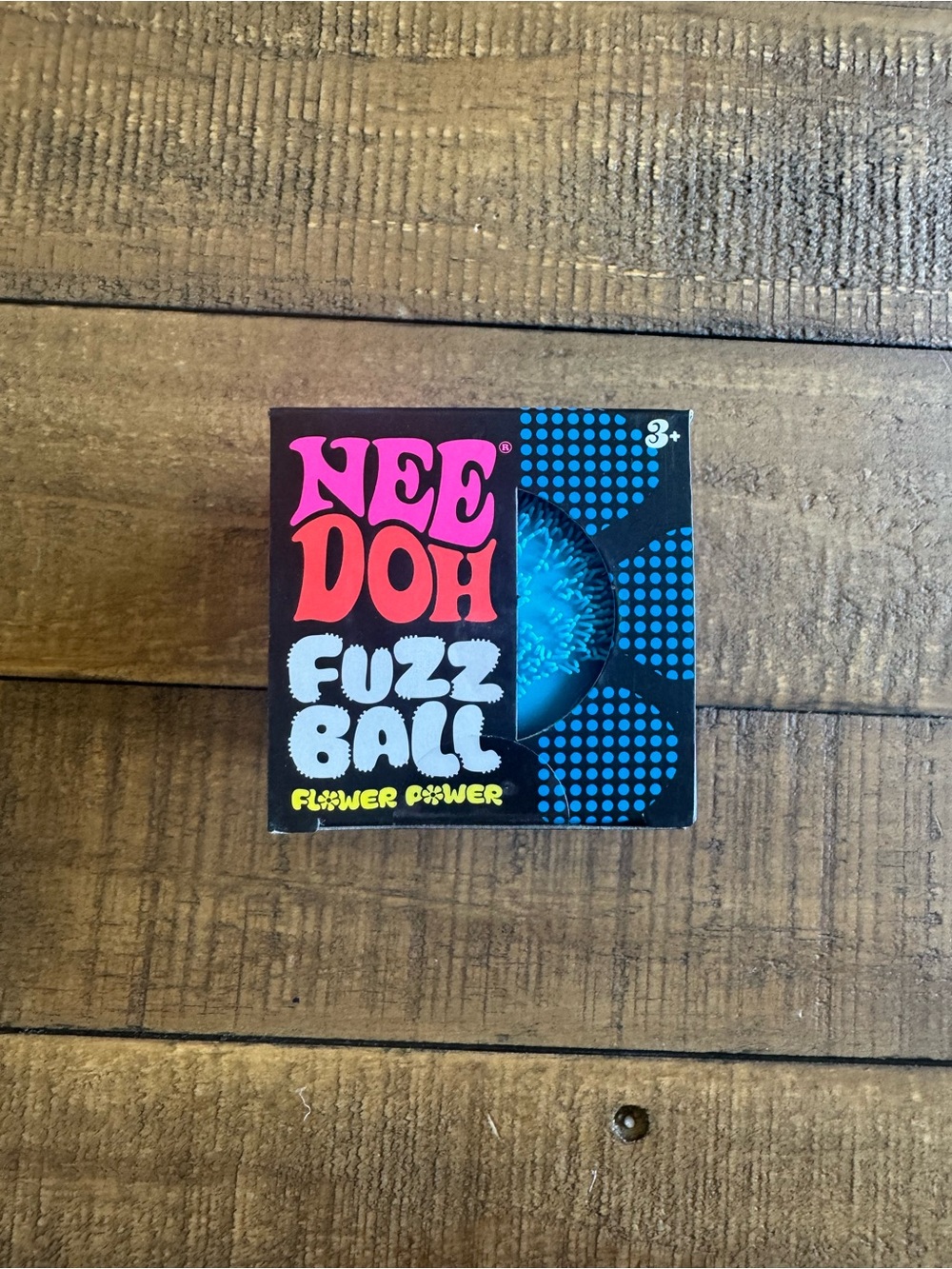 Nee Doh Fuzz Ball Flower Power - Blue